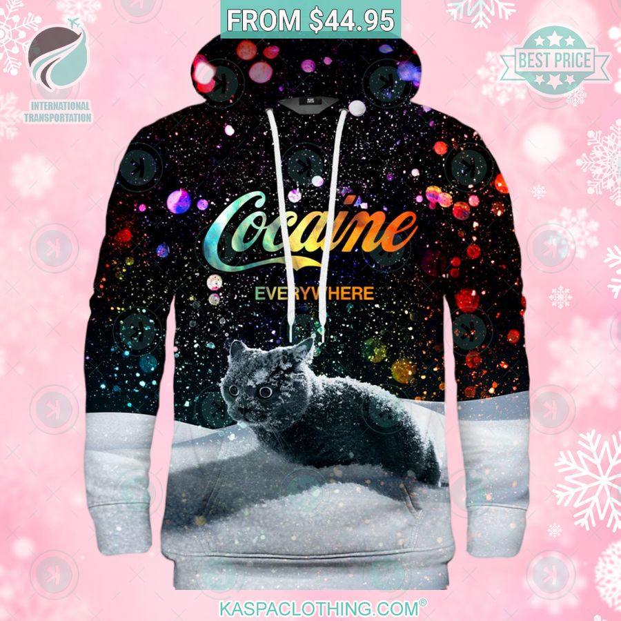 Let It Snow Cocaine Cat Hoodie You guys complement each other