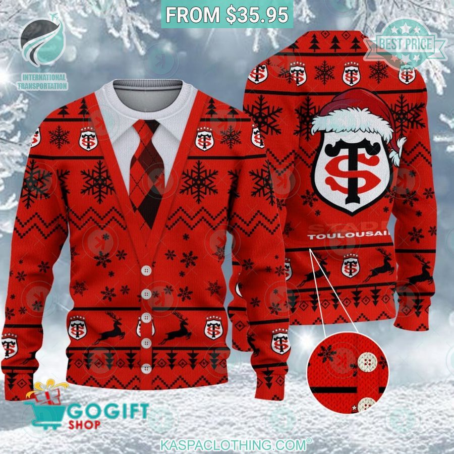 Stade Toulousain Christmas Sweater Rocking picture