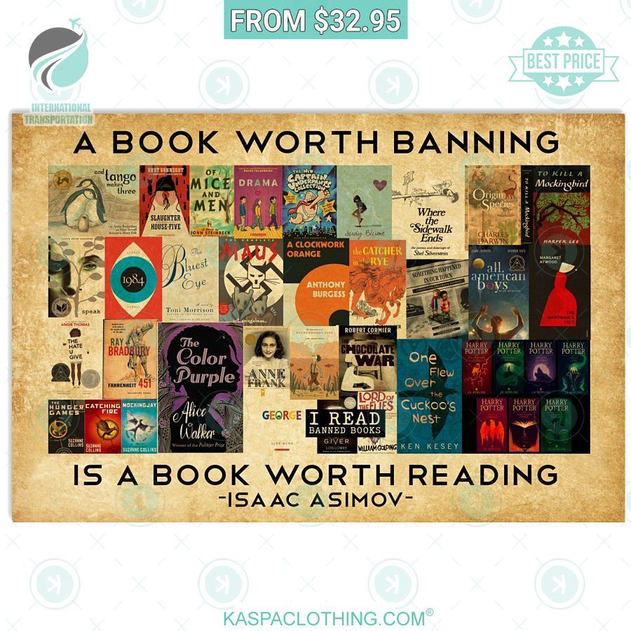 a book worth banning is a book worth reading poster 1