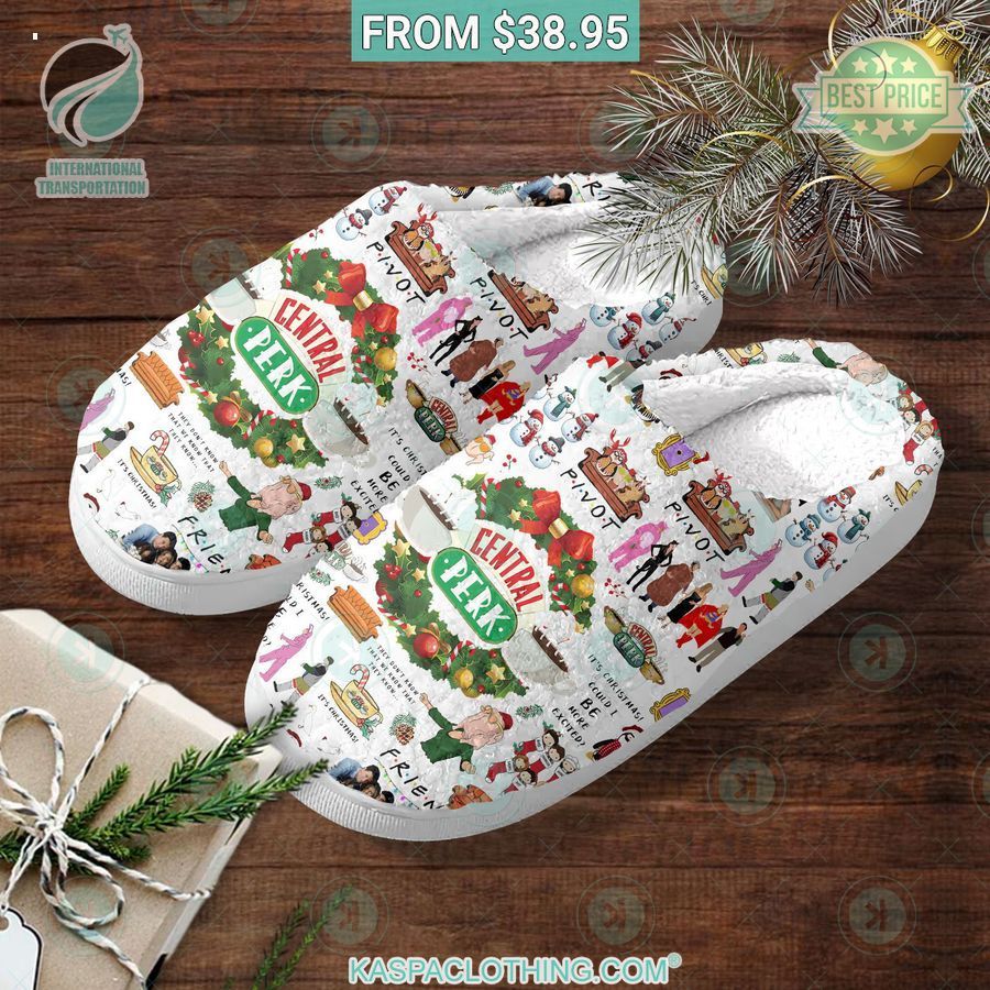 Central Perk Friends Slippers Oh my God you have put on so much!
