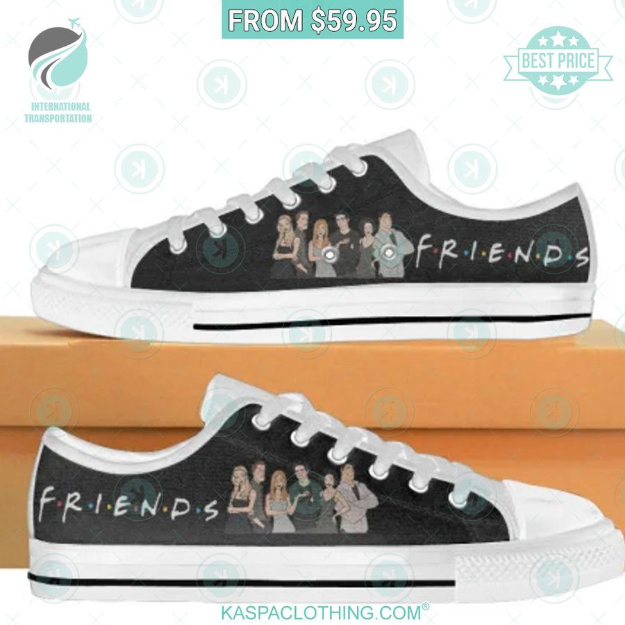 Friends TV show Canvas Low Top Shoes Natural and awesome