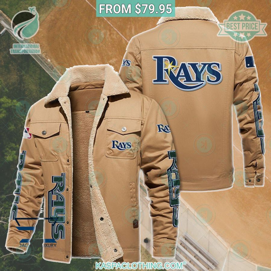 MLB Tampa Bay Rays Fleece Leather Jacket Best click of yours