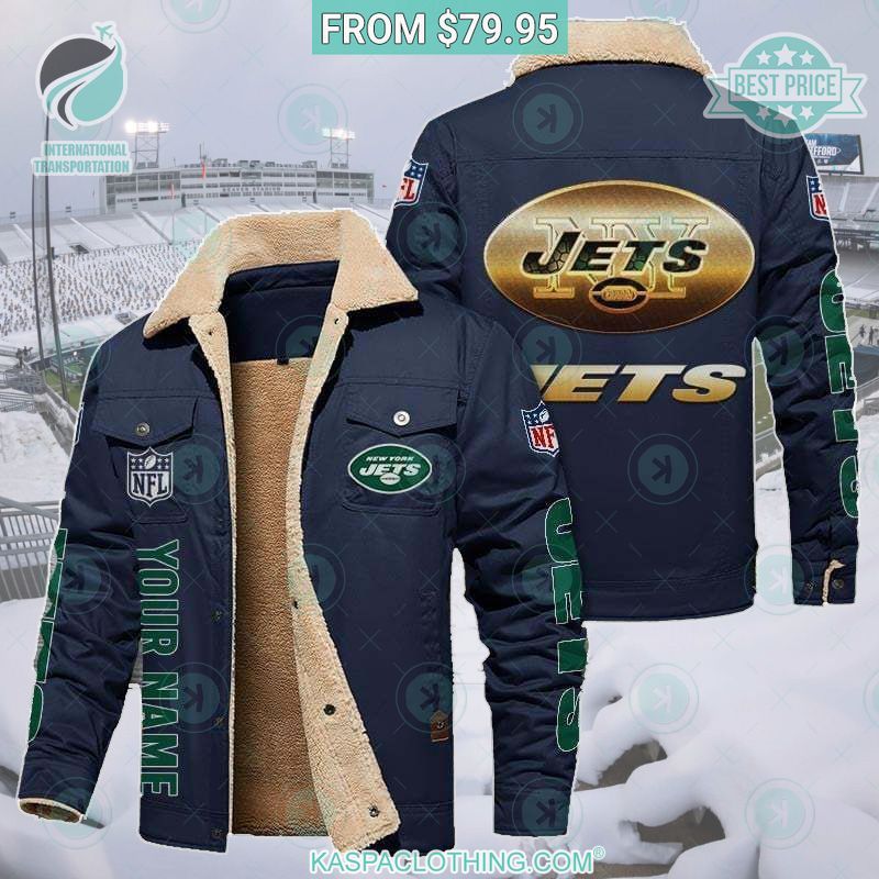 New York Jets Fleece Leather Jacket The power of beauty lies within the soul.