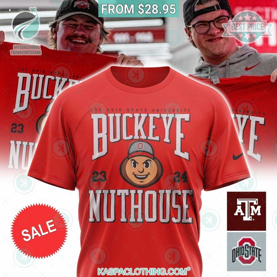 Ohio State Buckeyes Nuthouse Shirt Generous look