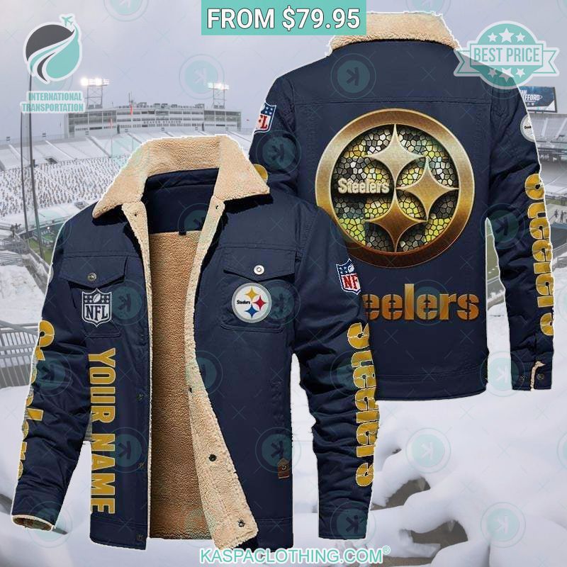 Pittsburgh Steelers Fleece Leather Jacket She has grown up know