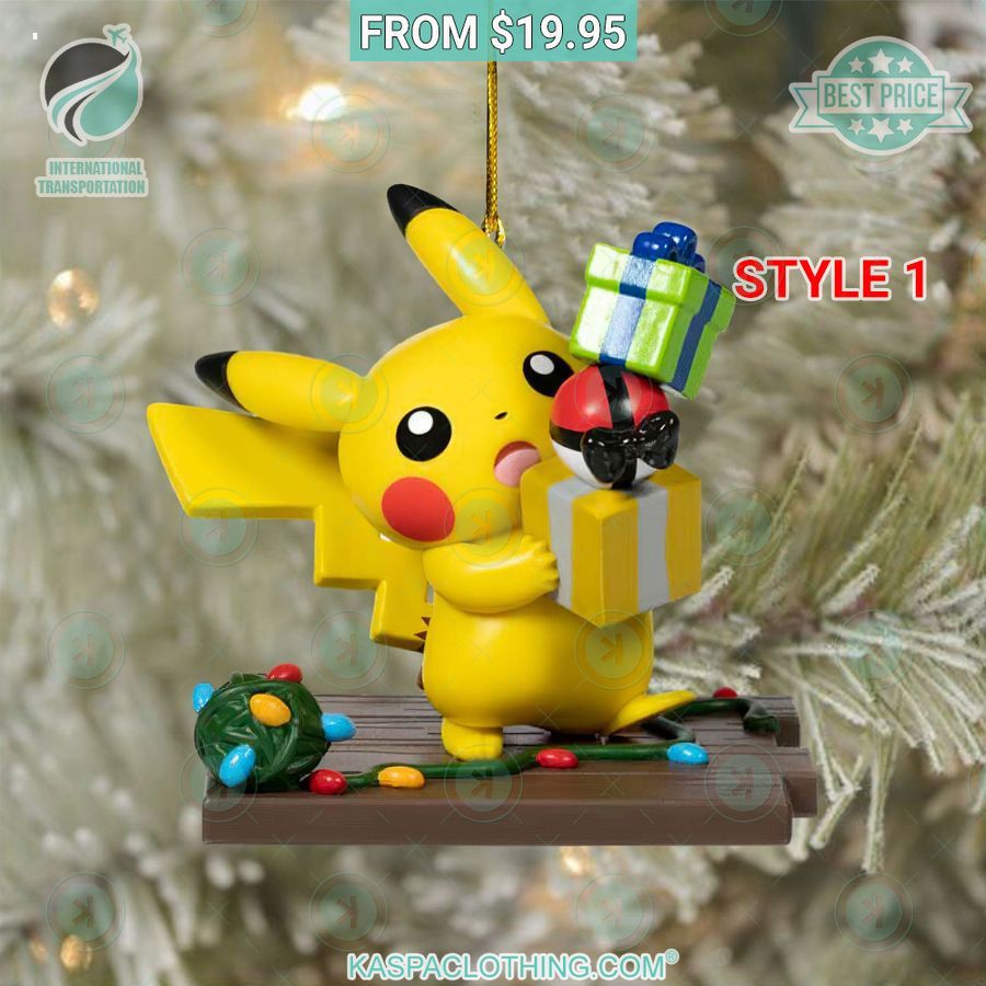 Pokemon Christmas Ornament Handsome as usual