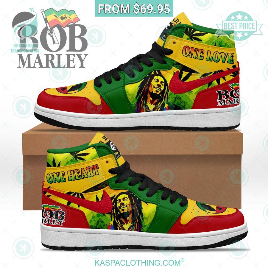 Bob Marley One Love One Heart Air Jordan 1 High Rocking picture