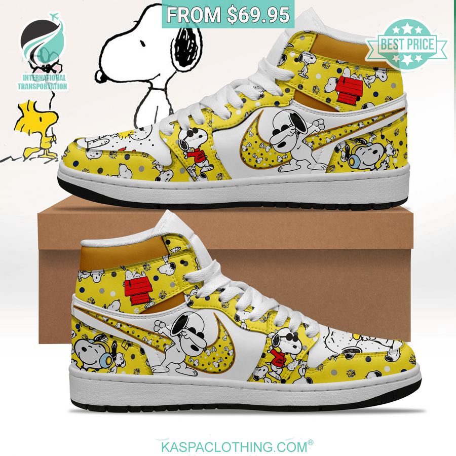 Snoopy Dab NIKE Air Jordan 1 High You tried editing this time?