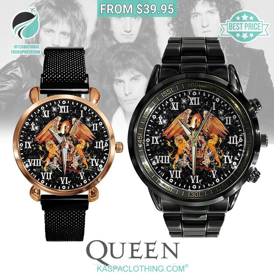 Queen Band Stainless Steel Watch Oh my God you have put on so much!